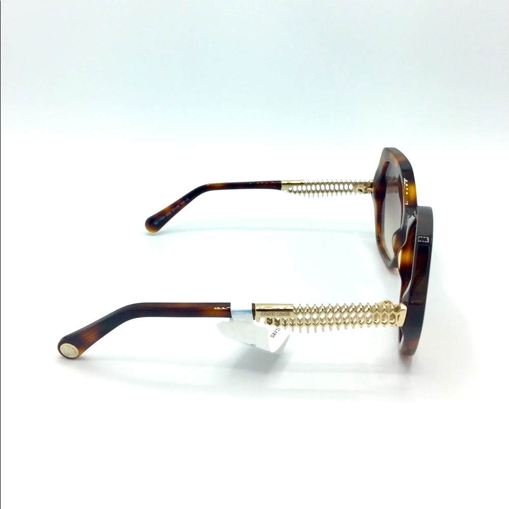 Roberto Cavalli Sunglasses Square Tortoise Sunglasses - Picture 5 of 16